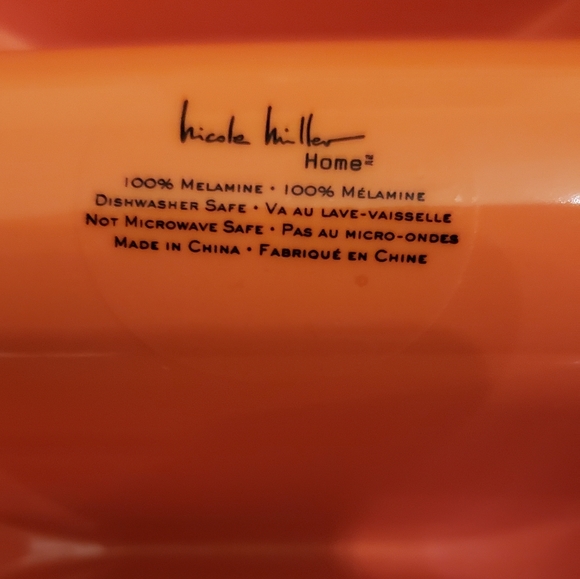 Nicole Miller taco holder, orange floral - Picture 5 of 6